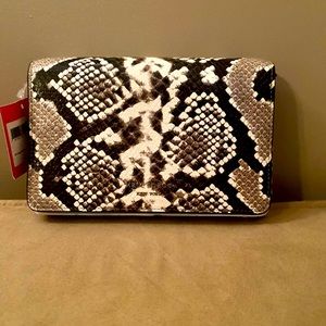 Kate Spade Spencer python chain wallet